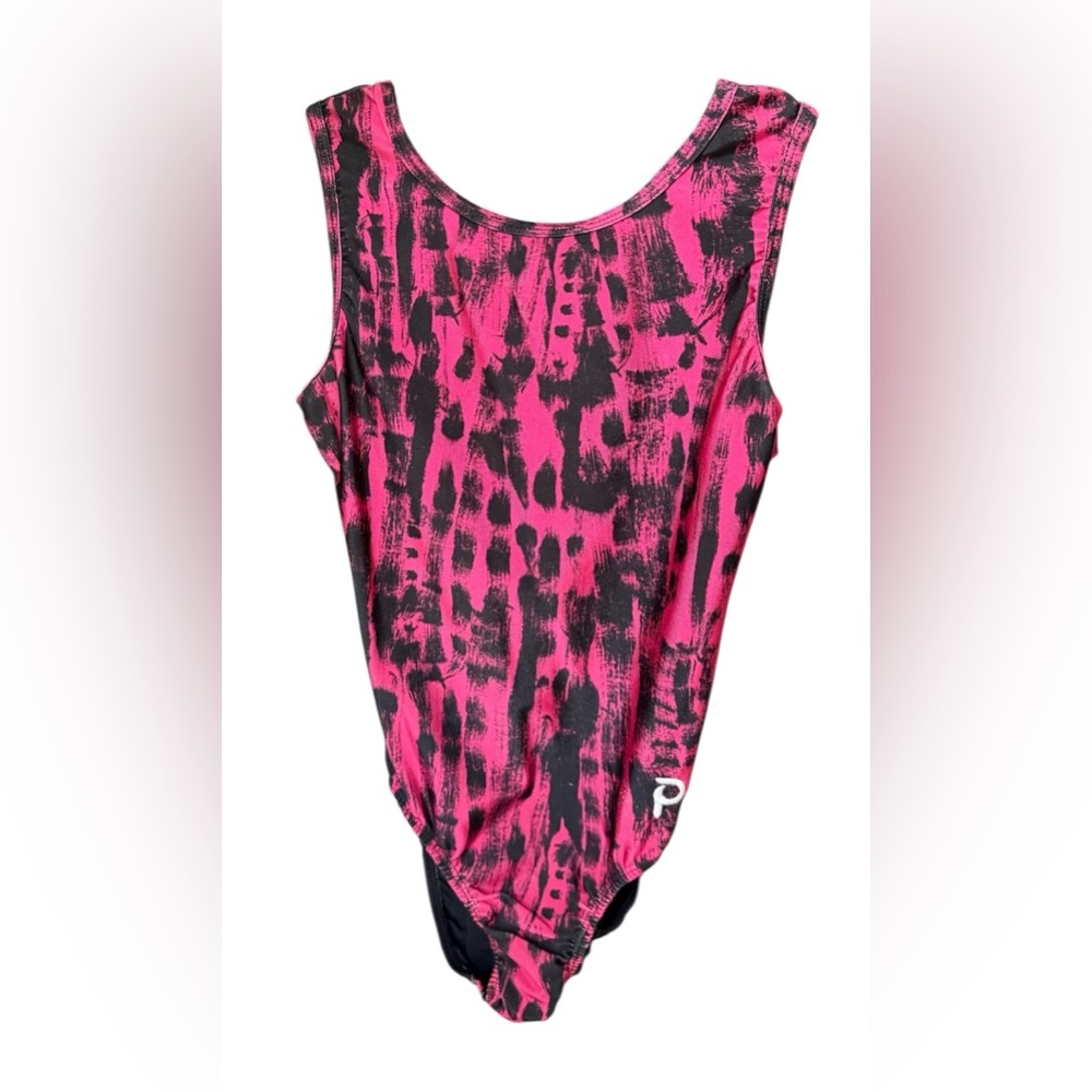 Pink Leopard Pattern Plum Leotard (AM)